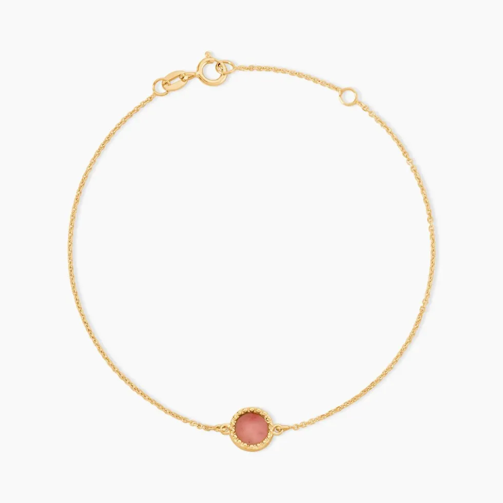 Bracelet Heida Or Jaune Calcédoine