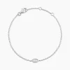 Bracelet Hermance Argent Blanc Oxyde De Zirconium