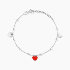 Bracelet Hinde Argent Blanc