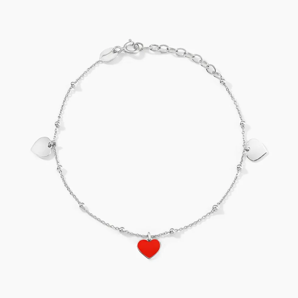 Bracelet Hinde Argent Blanc