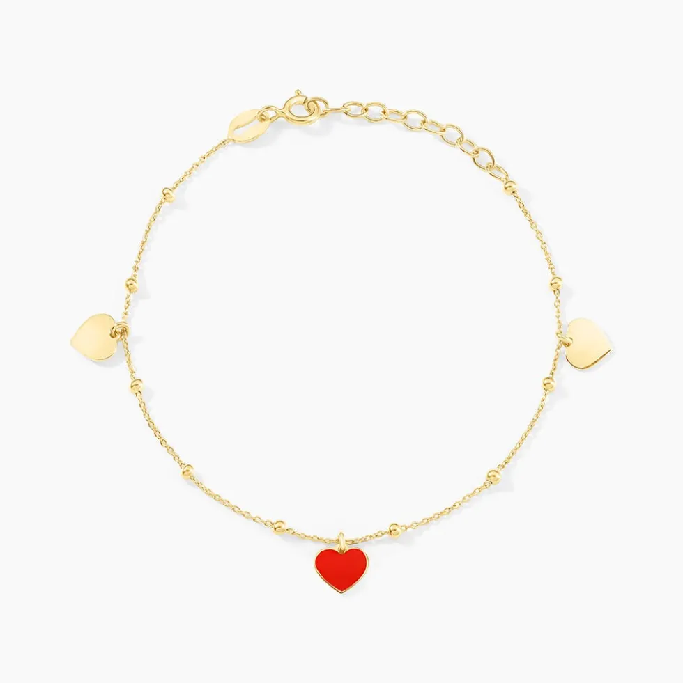 Bracelet Hinde Argent Jaune