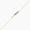 Bracelet Hortense Or Jaune Topaze Péridot
