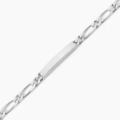 Bracelet Identité Anilo Argent Blanc