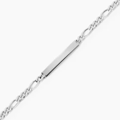 Bracelet Identité Argent Blanc Vivian