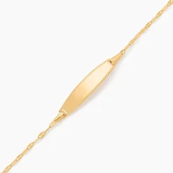 Bracelet Identité Eowyn Maille Fantaisie Or Jaune