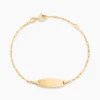 Bracelet Identité Eowyn Maille Fantaisie Or Jaune