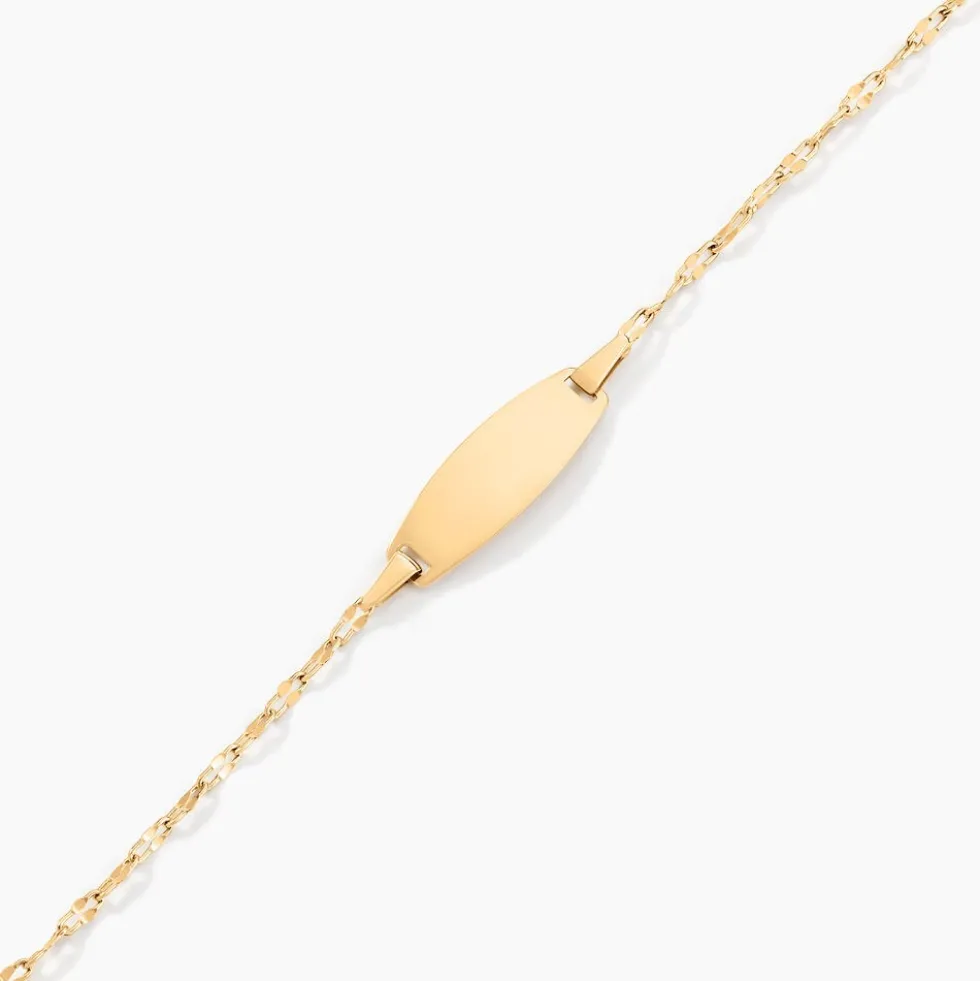 Bracelet Identité Eowyn Maille Fantaisie Or Jaune