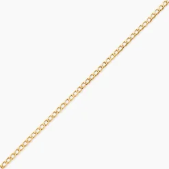 Bracelet Identité Etheline Maille Gourmette Or Jaune