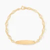 Bracelet Identité Eudoxie Maille Filigrane Or Jaune