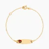Bracelet Identité Gaspardine Maille Forçat Or Jaune