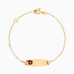 Bracelet Identité Gaspardine Maille Forçat Or Jaune