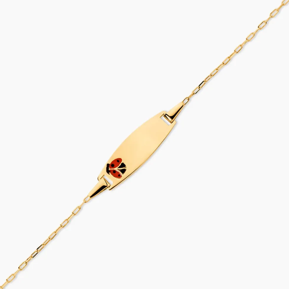 Bracelet Identité Gaspardine Maille Forçat Or Jaune