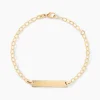 Bracelet Identité Gaspardine Maille Forçat Or Jaune