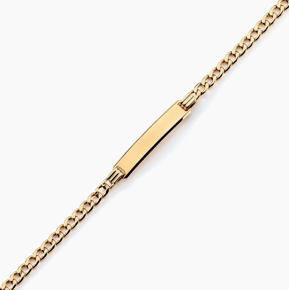 Bracelet Identité Genevra Or Jaune