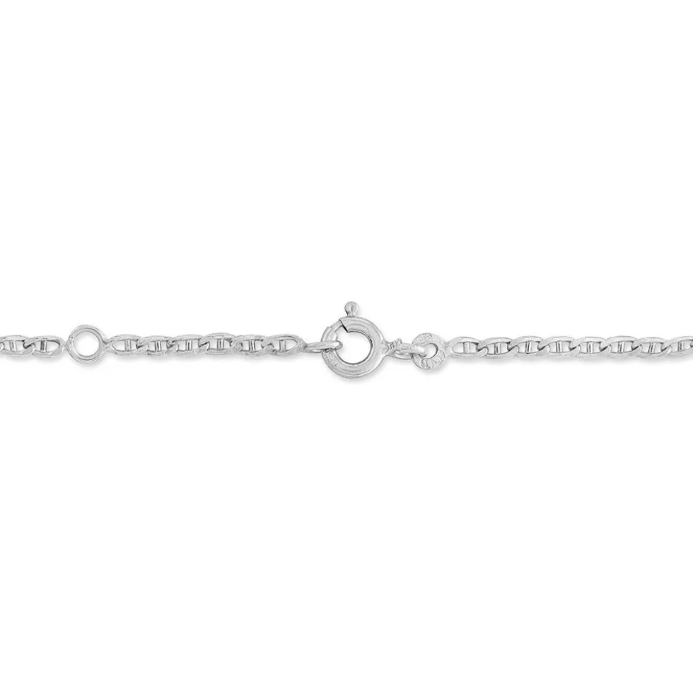Bracelet Identité Shanah Or Blanc