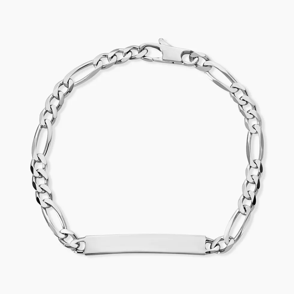 Bracelet Identité Vivian Argent Blanc
