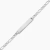 Bracelet Identité Vivian Argent Blanc