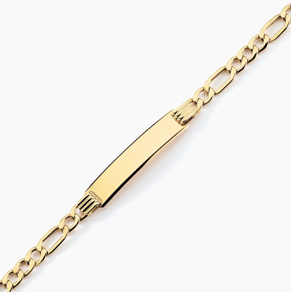 Bracelet Identité Walt Or Jaune