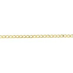 Bracelet Iris Or Jaune Maille Gourmette
