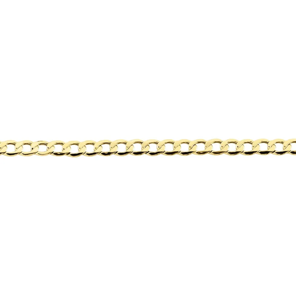 Bracelet Iris Or Jaune Maille Gourmette
