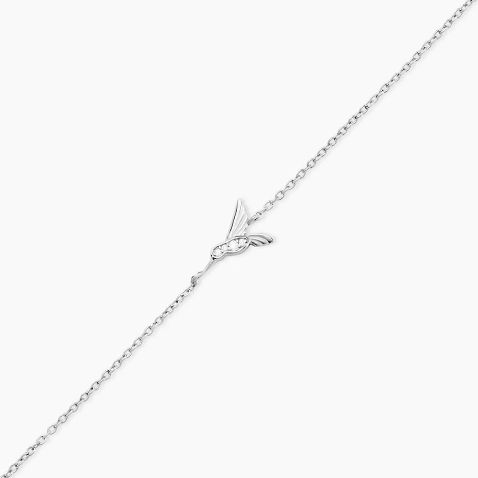 Bracelet Irysa Argent Blanc Oxyde De Zirconium