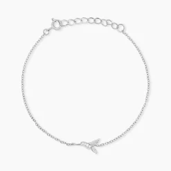 Bracelet Irysa Argent Blanc Oxyde De Zirconium