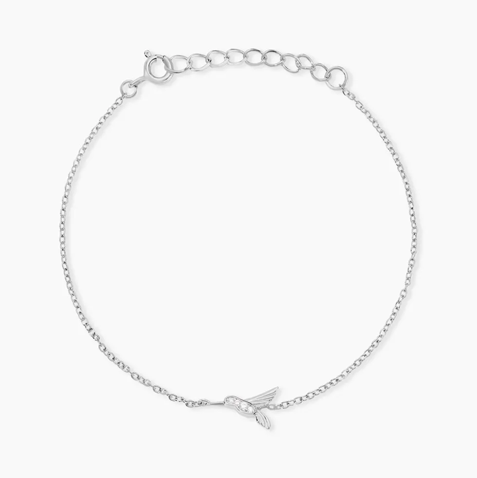 Bracelet Irysa Argent Blanc Oxyde De Zirconium