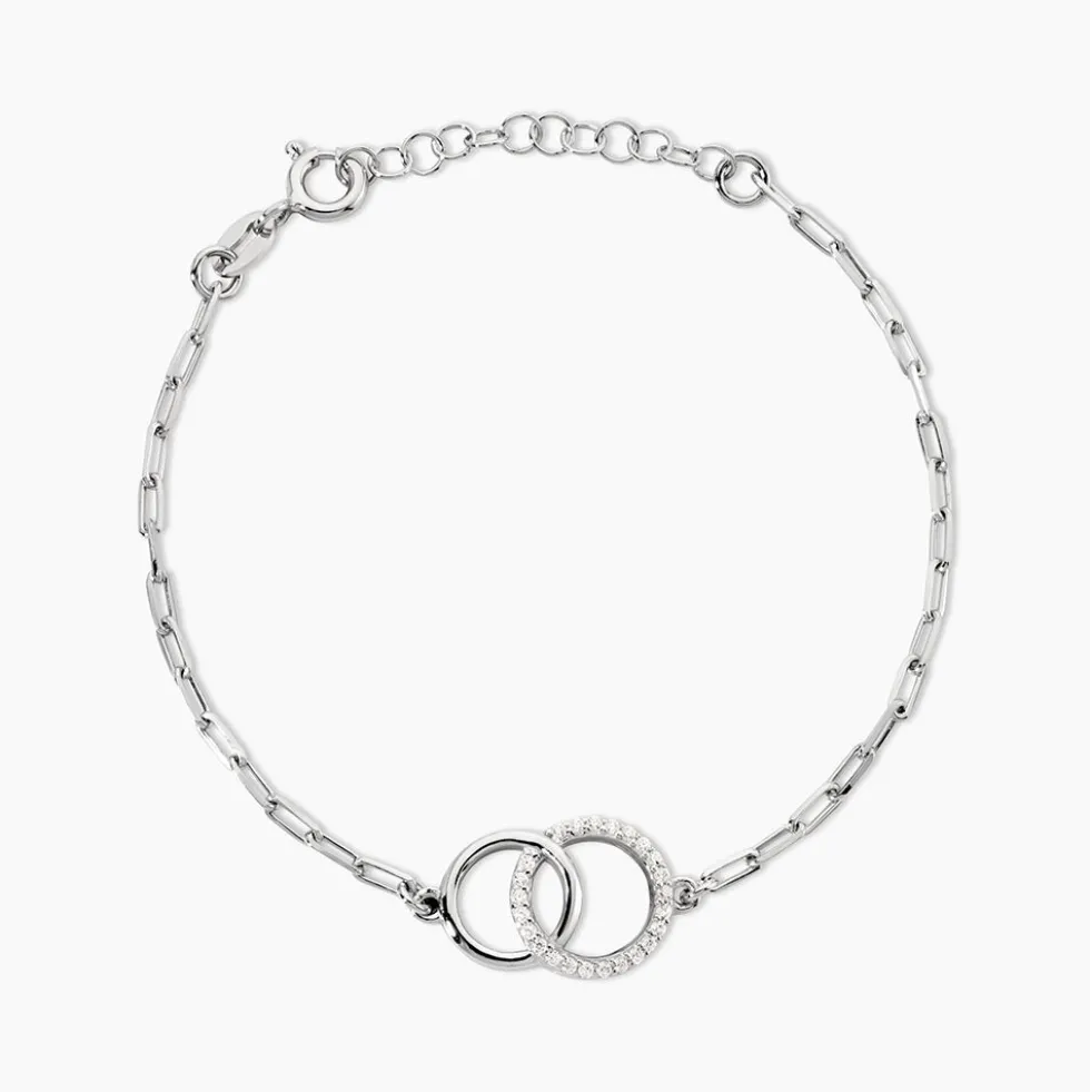 Bracelet Isabel Argent Blanc Oxyde De Zirconium