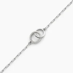 Bracelet Isabel Argent Blanc Oxyde De Zirconium