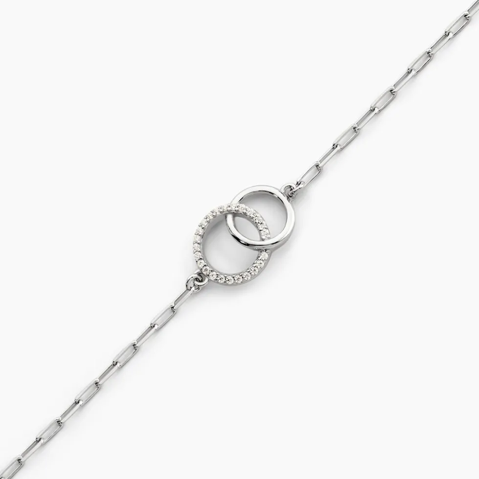 Bracelet Isabel Argent Blanc Oxyde De Zirconium