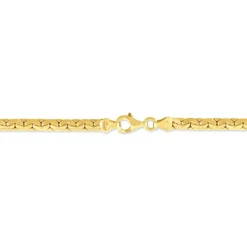 Bracelet Ivy Maille Haricot Or Jaune