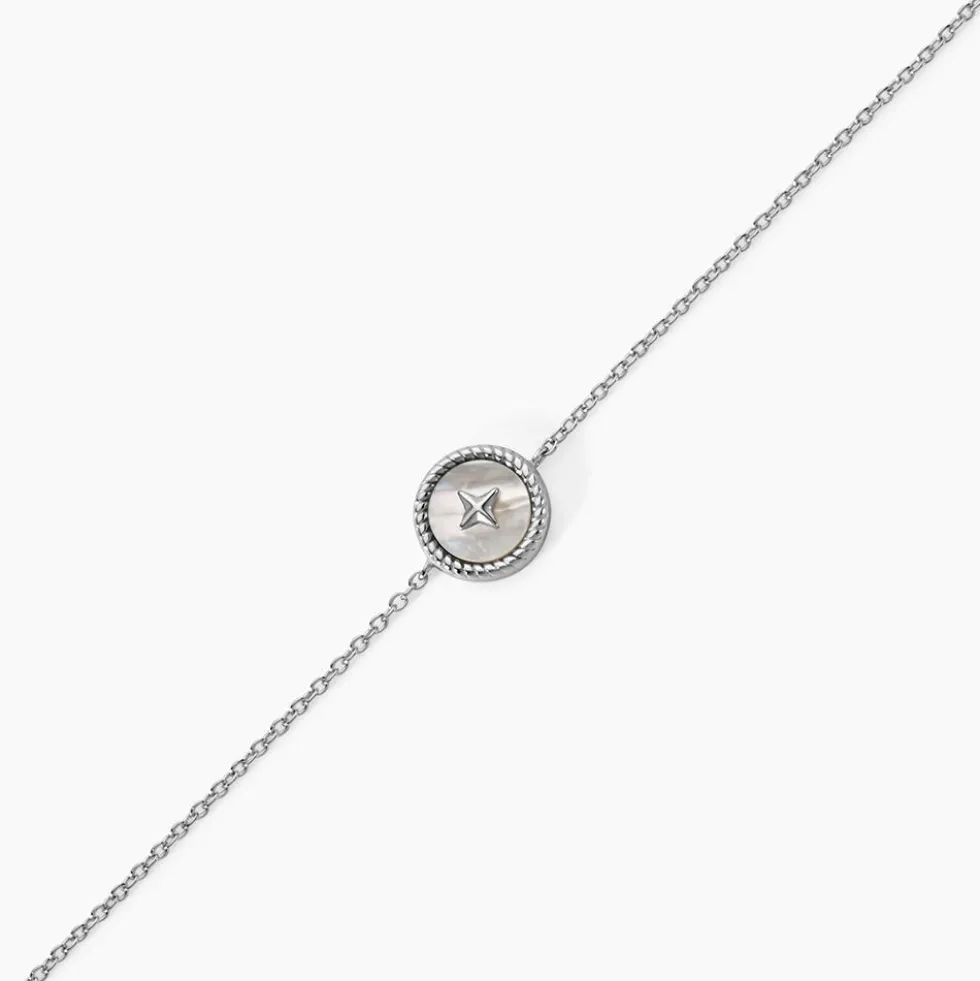 Bracelet Izarra Argent Blanc Nacre