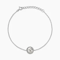 Bracelet Izarra Argent Blanc Nacre