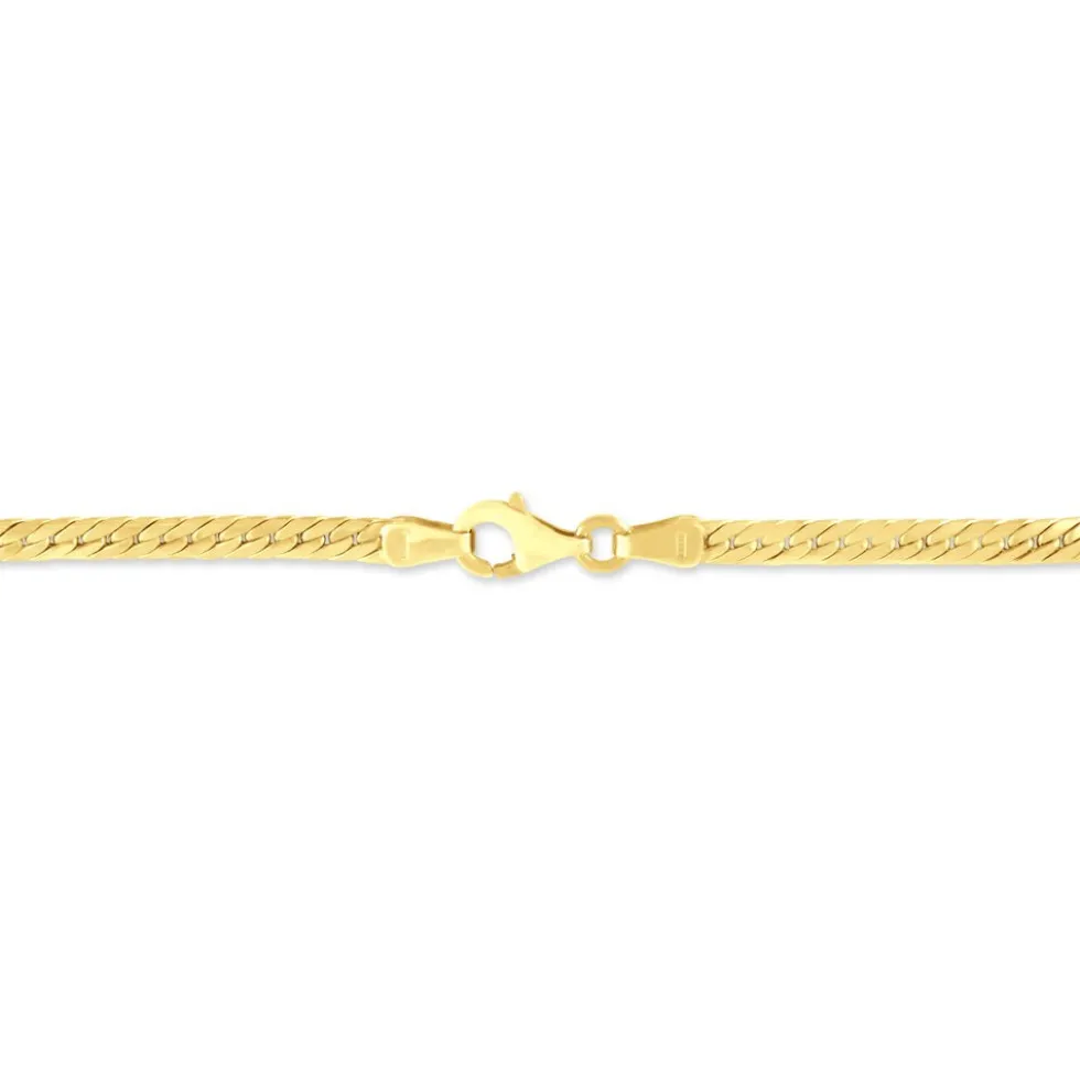 Bracelet Izel Maille Anglaise Or Jaune