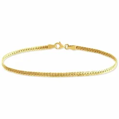 Bracelet Izel Maille Anglaise Or Jaune