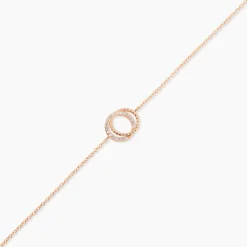 Bracelet Janne Argent Rose Oxyde De Zirconium