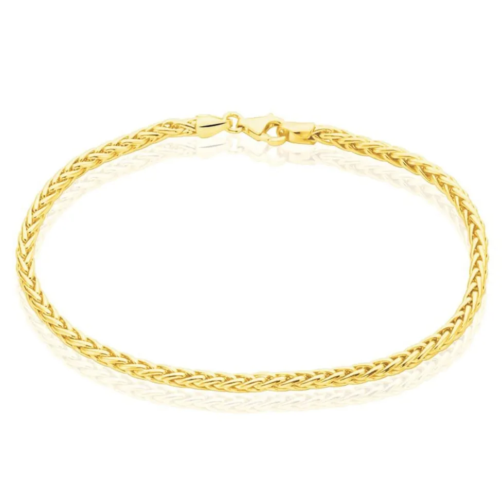 Bracelet Jany Maille Palmier Or Jaune