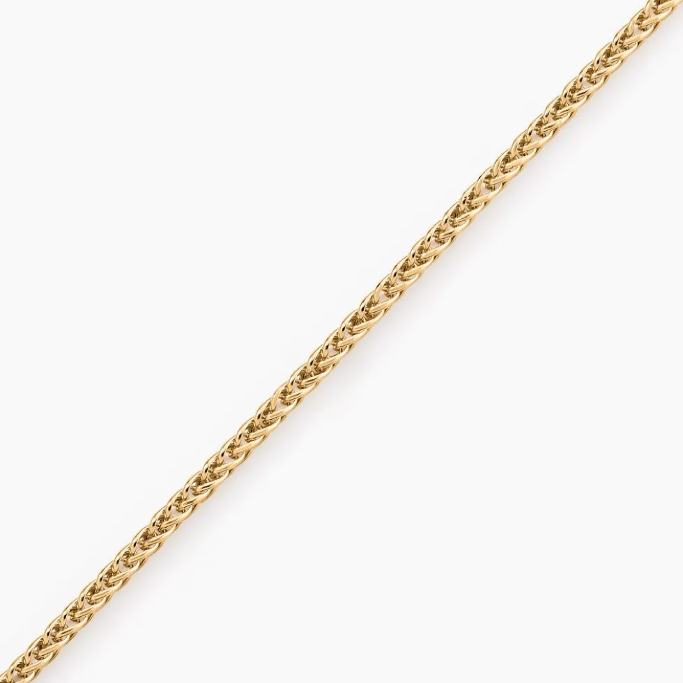 Bracelet Jany Maille Palmier Or Jaune