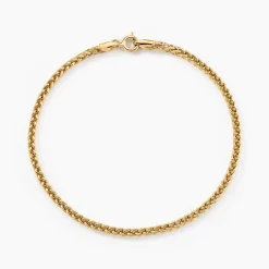 Bracelet Jany Maille Palmier Or Jaune