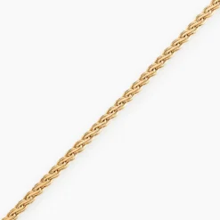 Bracelet Jayna Maille Palmier Or Jaune
