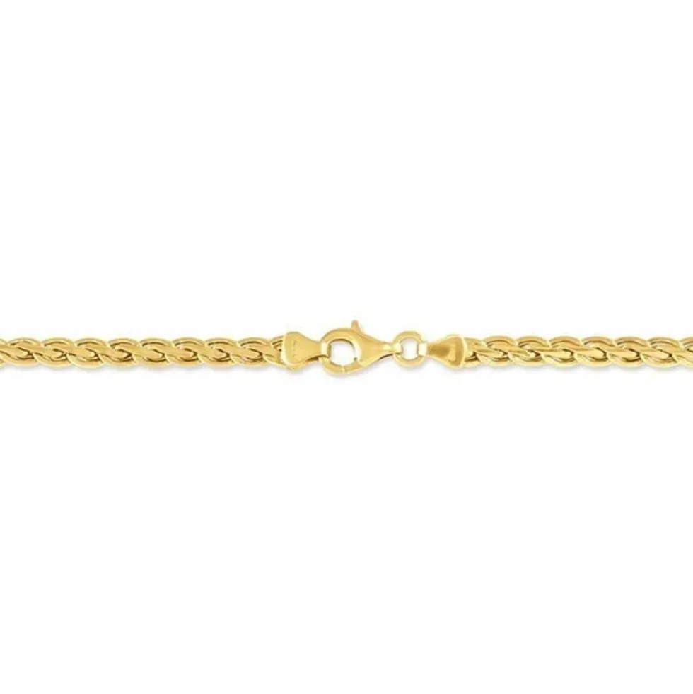 Bracelet Jayna Maille Palmier Or Jaune