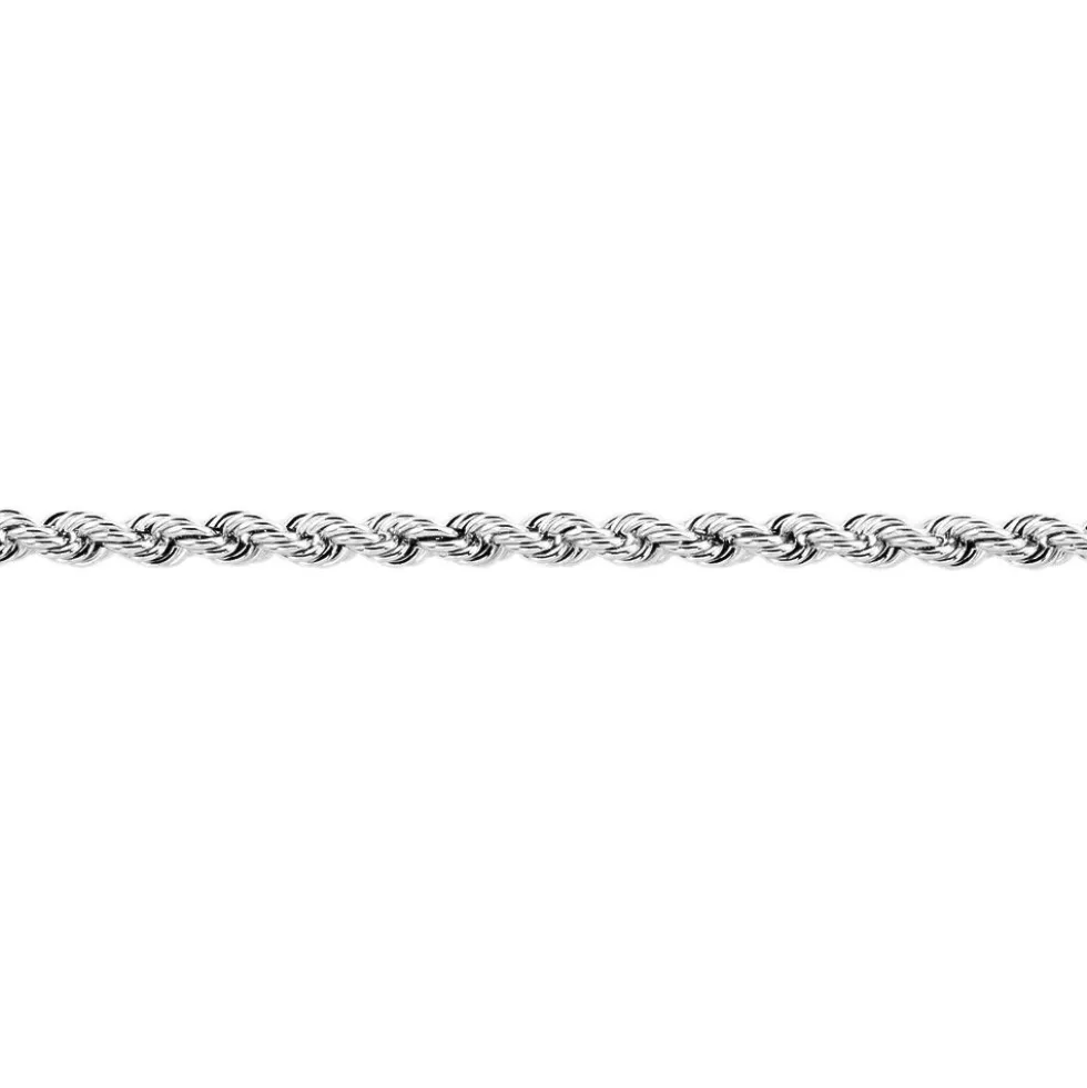 Bracelet Jerry Maille Corde Or Blanc