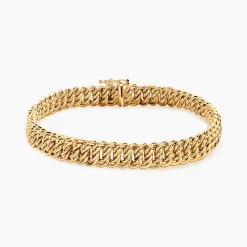 Bracelet Jimmy Maille Americaine Or Jaune