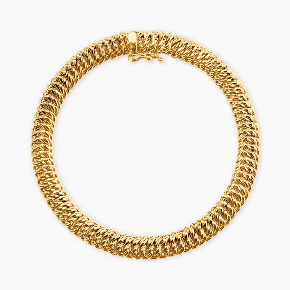 Bracelet Jimmy Maille Americaine Or Jaune