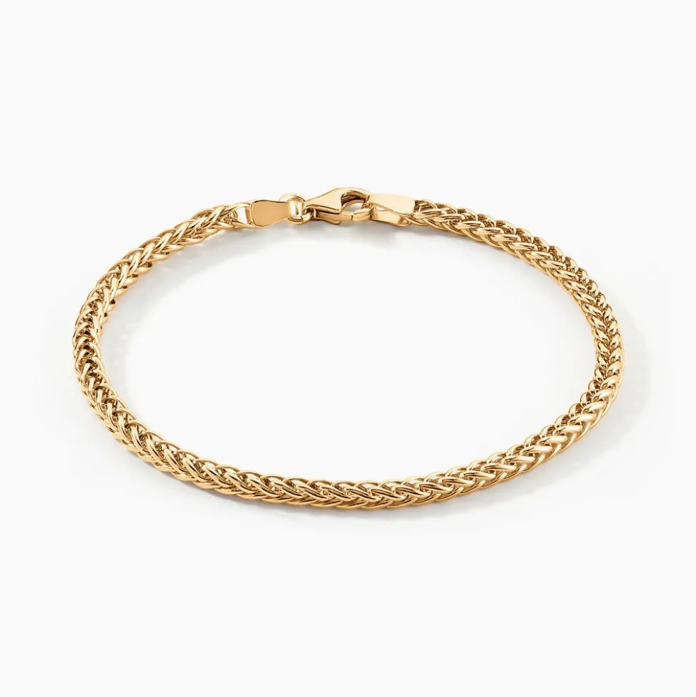 Bracelet Jolien Maille Spiga Or Jaune
