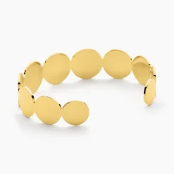 Bracelet Jonc Acier Doré Naomi
