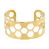 Bracelet Jonc Acier Jaune