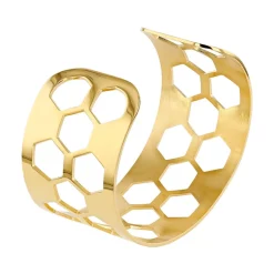 Bracelet Jonc Acier Jaune