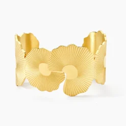 Bracelet Jonc Acier Jaune