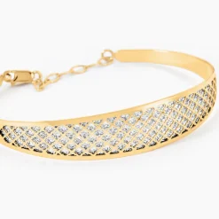 Bracelet Jonc Adonijah Or Bicolore